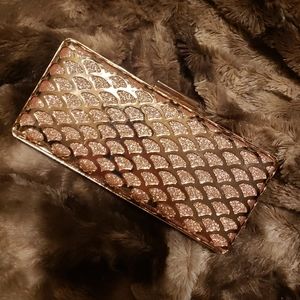 Rose Gold Scale INC Clutch